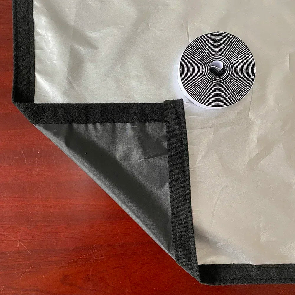 Blackout Curtain No Drilling Removable Portable Travel Block Light Cloth Removable Temporary Blackout Blinds for Window Bedroom